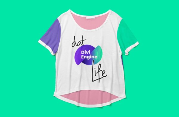 Dat Divi Engine Life Crop-top (3-Tone)